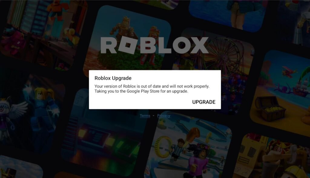 Roblox Upgrade Error